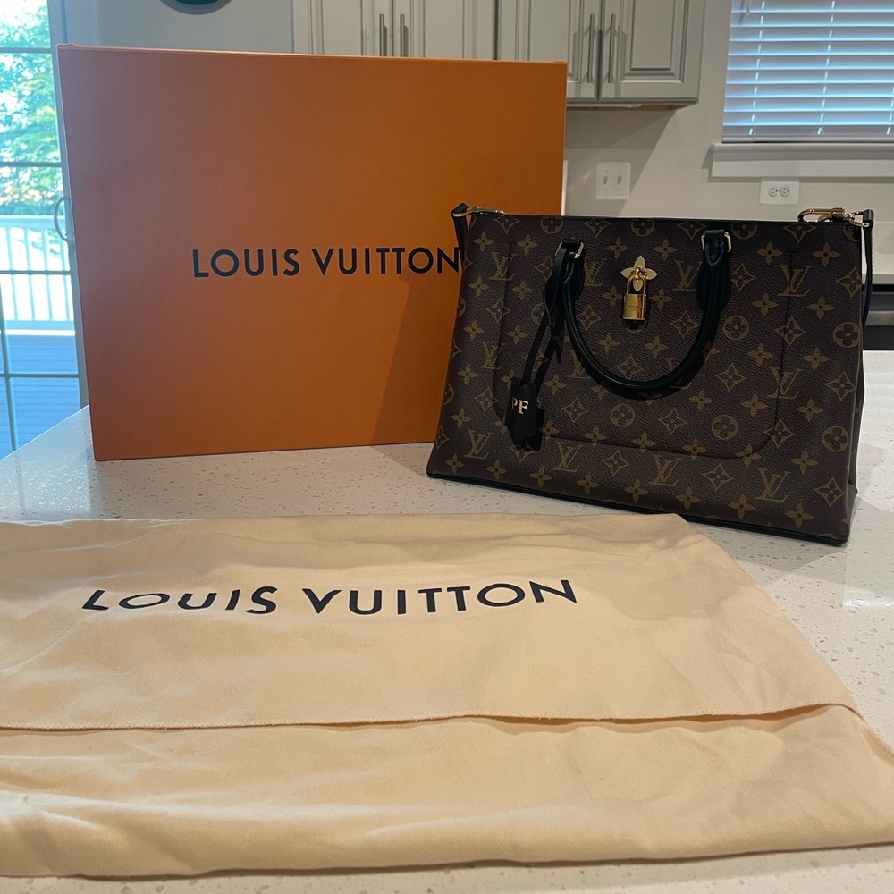 LOUIS VUITTON FLOWER TOTE MNG NOIR
